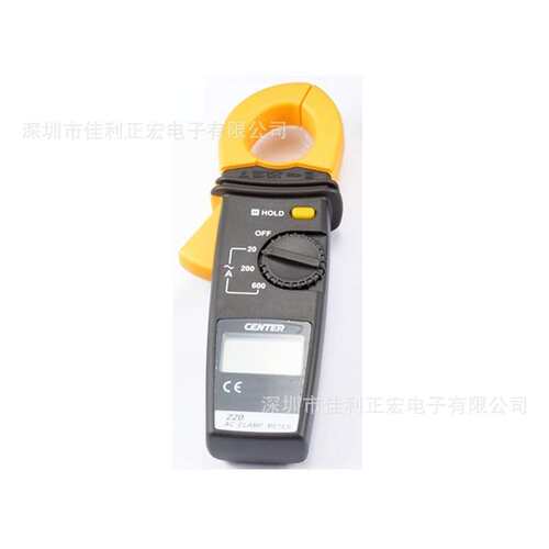 群特CENTER-220数字型钳表1000A交直流钳形表RMS有效值