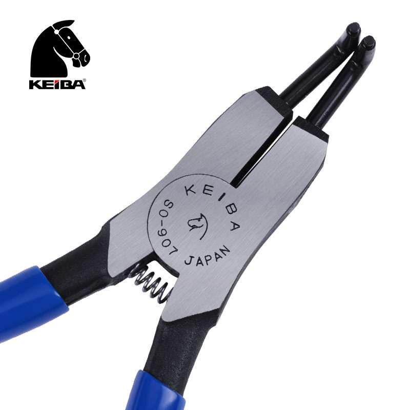 马牌SO-907B卡簧钳轴用直角弯型外卡挡圈钳弹簧钳铬钒钢175mm