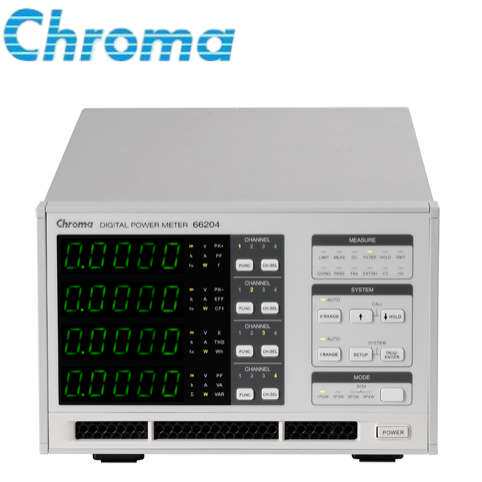 Chroma致茂66203/66204/66205数位式功率表测单相多相交直流电源