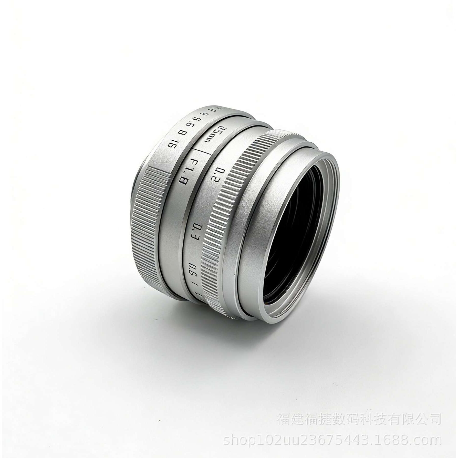 C口APS-C微单镜头25mmF1.8黑色/银色相机镜头厂家销售 2518镜头
