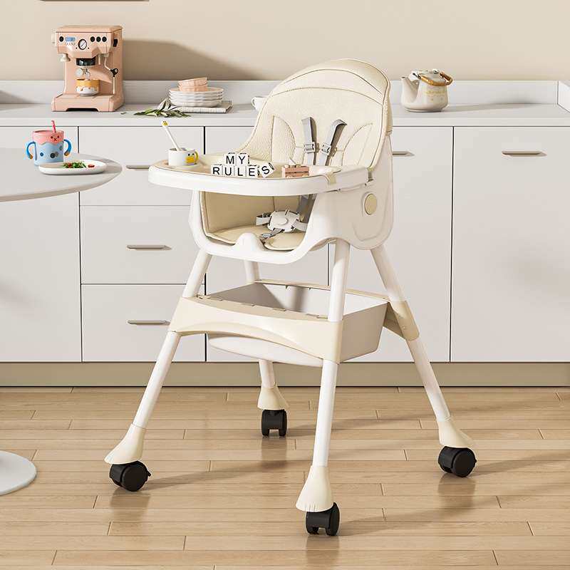 宝宝餐椅婴儿家用餐桌儿童吃饭专用椅子可坐躺折叠便携座椅可躺