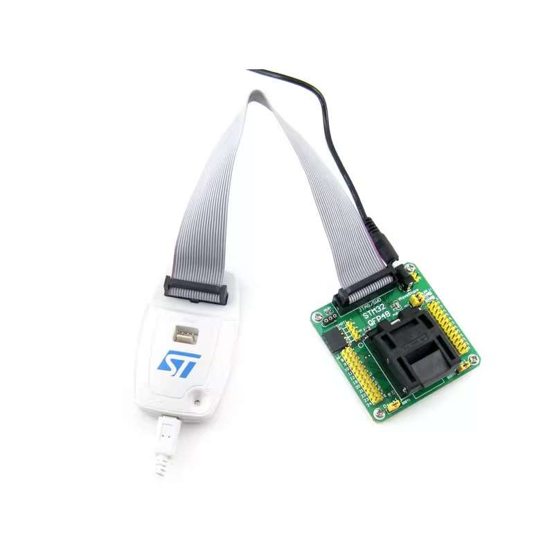 STM32 编程座 测试座 烧录座 STM32F STM32L QFP48