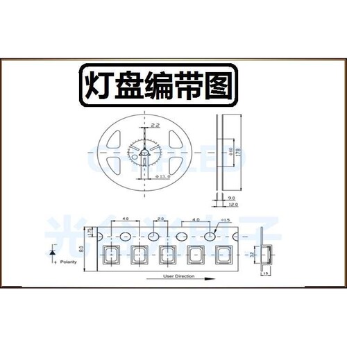 贴片led灯珠贴片灯珠3020灯珠冷白偏蓝色灯光发光二极管灯smd光源