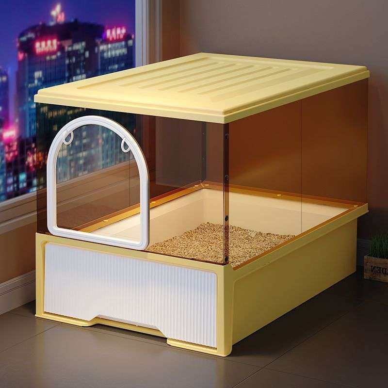 防带猫砂盆全封闭猫沙屎盆家用砂防外猫厕所幼猫抽屉式号盆,3C数码配件,USB灯,淘宝优惠券,粉丝福利购,淘宝优惠卷
