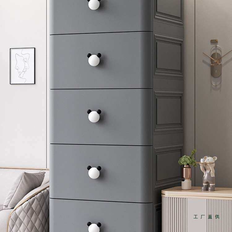 加厚抽屉式收纳柜子多层夹缝储物箱卧室客厅床头置物柜家用五斗柜,3C数码配件,USB灯,淘宝优惠券,粉丝福利购,淘宝优惠卷