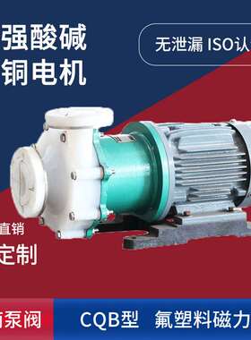 现货CQB50-32-125F污水提升污泵 耐腐蚀磷酸泵 化工塑料磁力泵