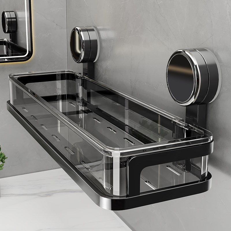 吸盘置物架卫生i间免打孔浴室洗漱台整理架洗手间厕所三角收纳架