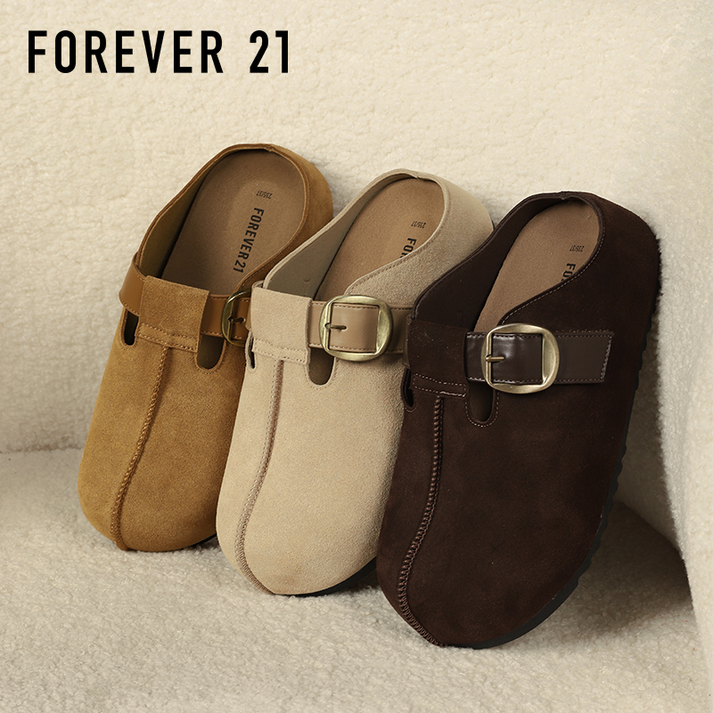 F21丑萌大头勃肯鞋女2025新款