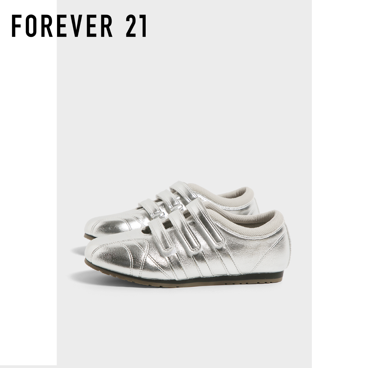 F21魔术贴玛丽珍单鞋女款