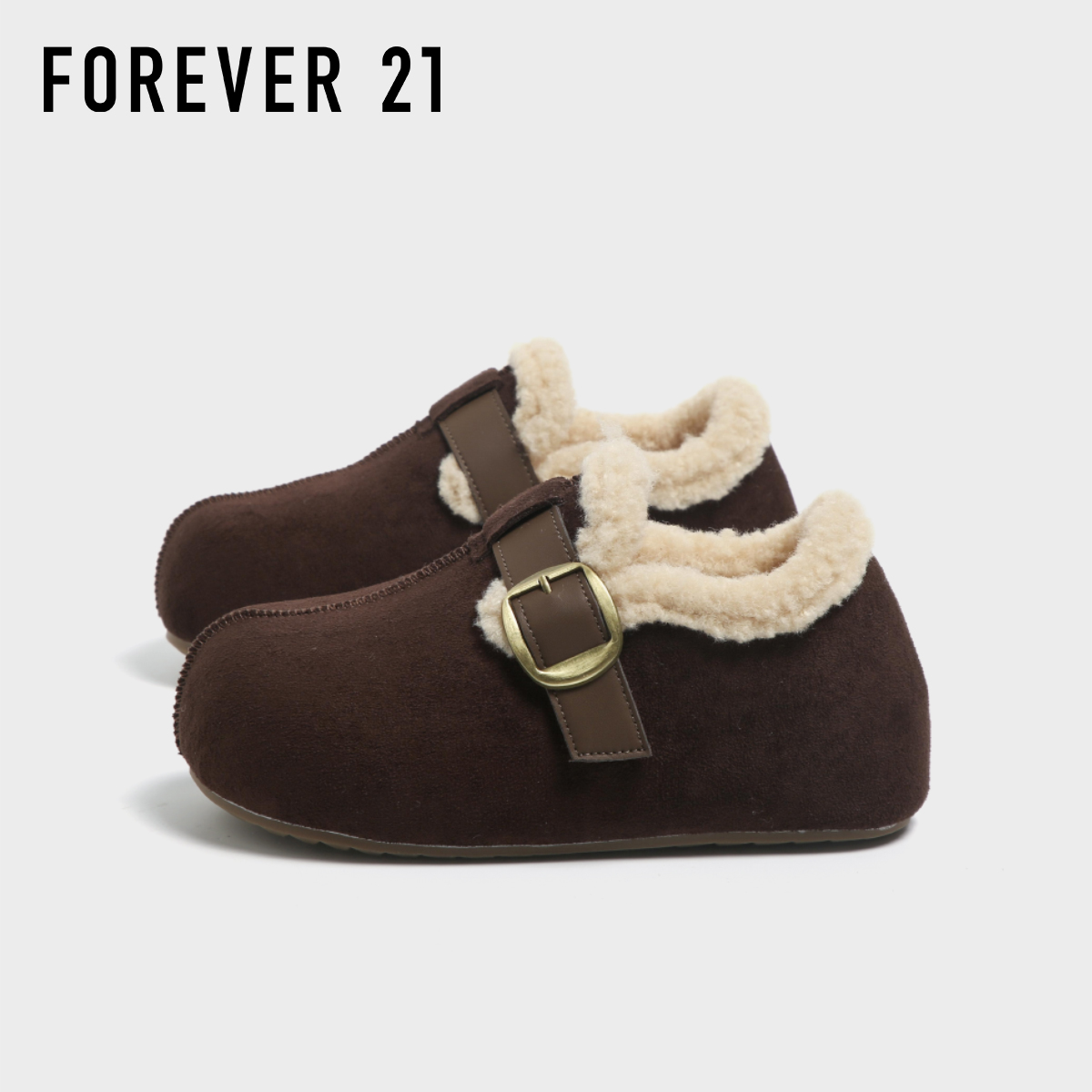 F21内增高全包勃肯鞋女款