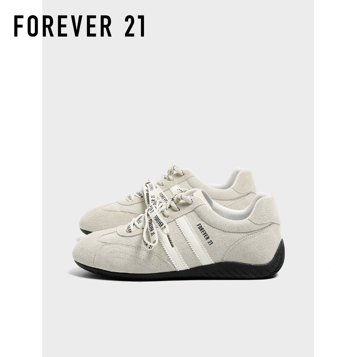 F21休闲米色百搭运动秋季轻便