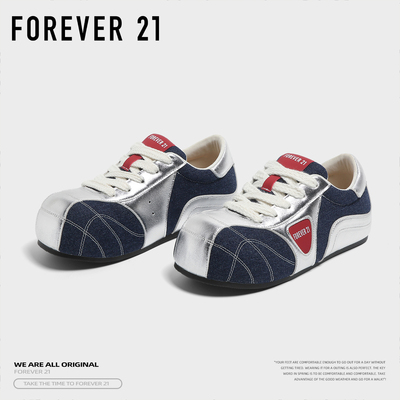 F21丑萌大头内增高德训鞋女2026