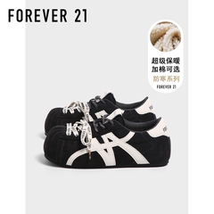 F21内增高加绒泡芙鞋女款2025新款秋季休闲丑萌时尚大头德训鞋子