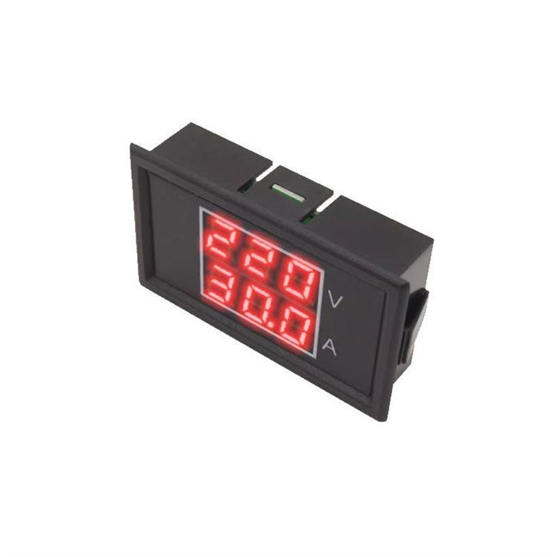 交流电压电流表数显双显220v高精度60-500v 10A/50A/100A带互感器