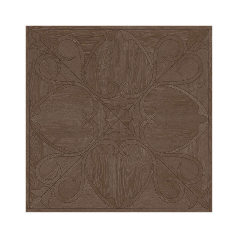 拼花木纹瓷砖800x800别墅豪宅地板砖复古大花砖地砖客厅阳台防滑