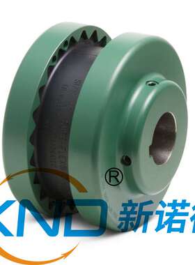 XND-8H红色聚氨酯弹性体+铸铁轴套橡胶齿轮联轴器XND-8H/标准盲孔