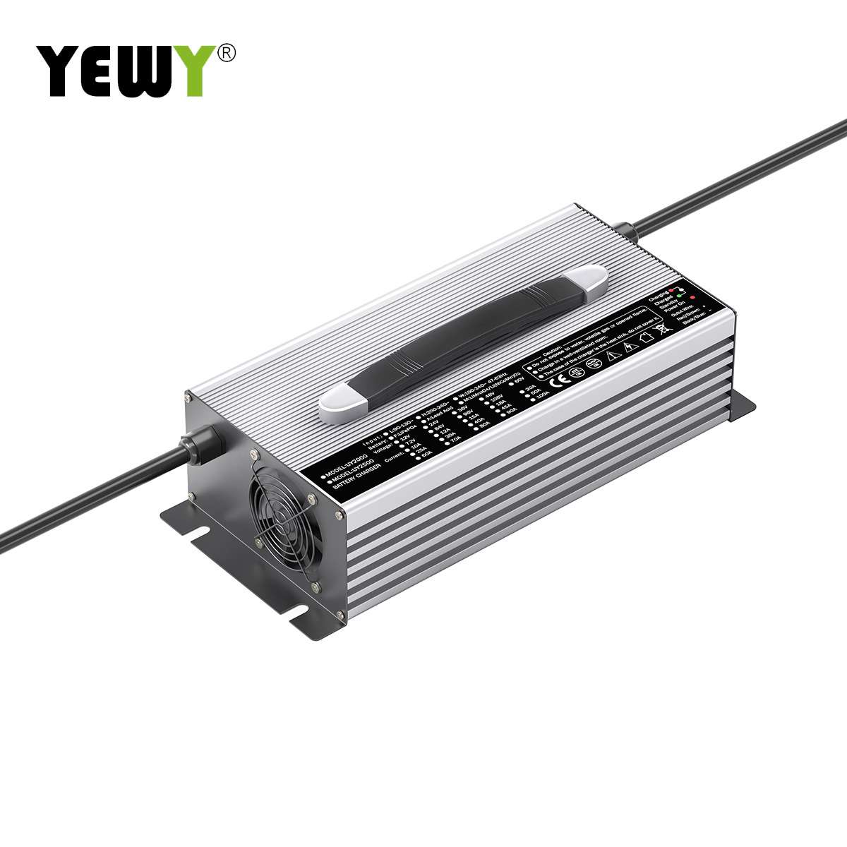 UY2000 三段式智能车载充电器48V30A 磷酸铁理电池充电器