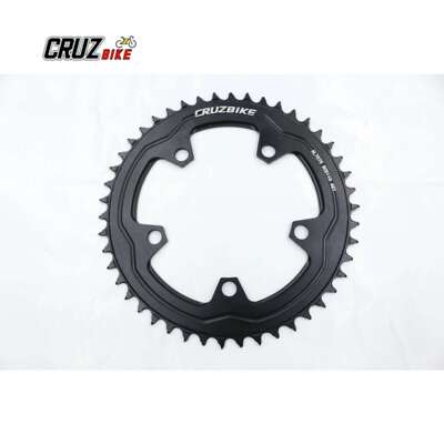 CRUZbike BCD110公路山地车曲柄牙盘单盘片正负齿五爪1X