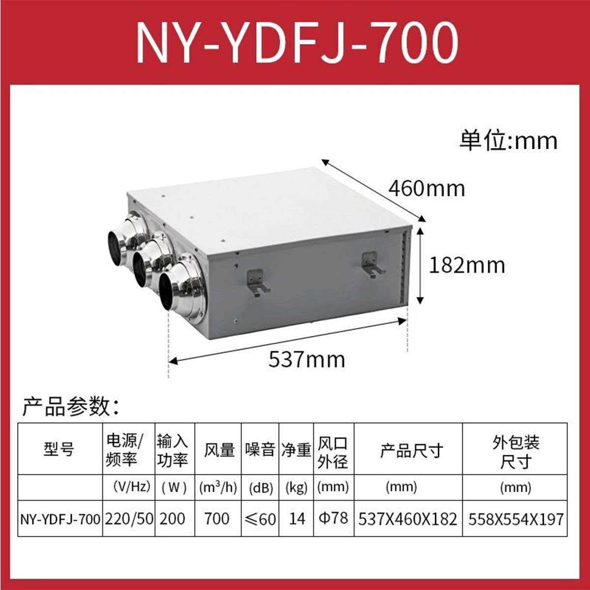 YDF诱导风机射流风机车库地下室通风排风智能诱导风机