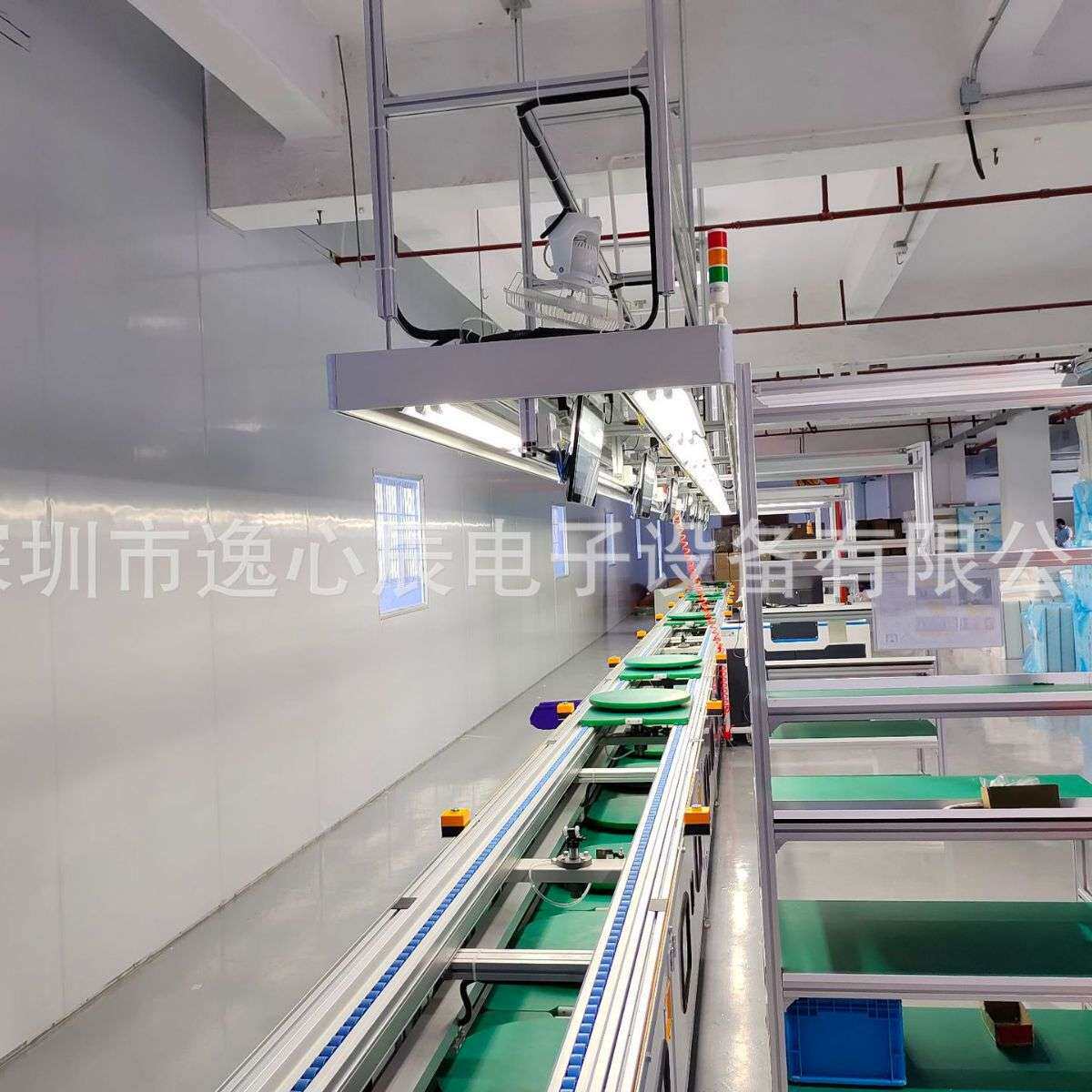 预装线方案制作空气净化器厂家工装返板上下循环全自动组装流水线
