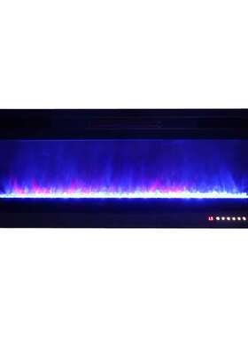 50-inch embedded wall-mounted heating electric fireplace