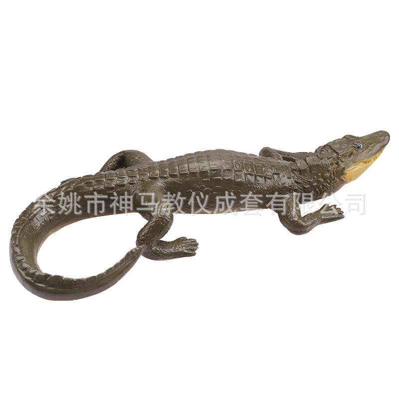 3233仿真扬子鳄模型中国特有鳄种高仿真塑料向阳化直销模型