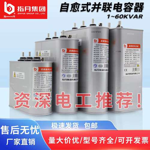 指月自愈式电容器BSMJ0.45-8-3(1),BCMJ,BZMJ0.4-8,BKMJ0.525-8