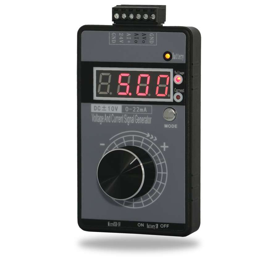 手持正负电压0-10V5V+电流0-4-20mA信号精密发生器模拟源校验仪