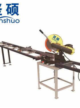 销铝合金平开窗45°切割机js300精密转盘切割机