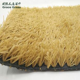 热销仿真枯色茅草黄色屋顶稻草人造草坪楼顶凉亭仿真地毯