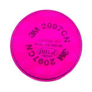 3M2097CN防尘滤棉 P100过滤活性炭有机蒸气异味焊玻璃纤维