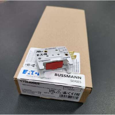 170H0069 熔断器微动开关 250V 5A 巴斯曼BUSSMANN熔断器微动开关