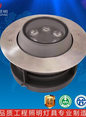 LED调光地埋灯户外公园广场亮化照明灯可调角度偏光埋地灯