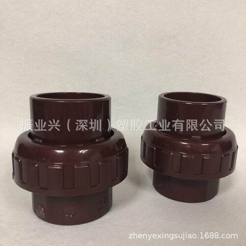 ASAHI HT-PVC油任EPDM 日标 CPVC活接 JIS禁油 猪肝红 耐高温配件