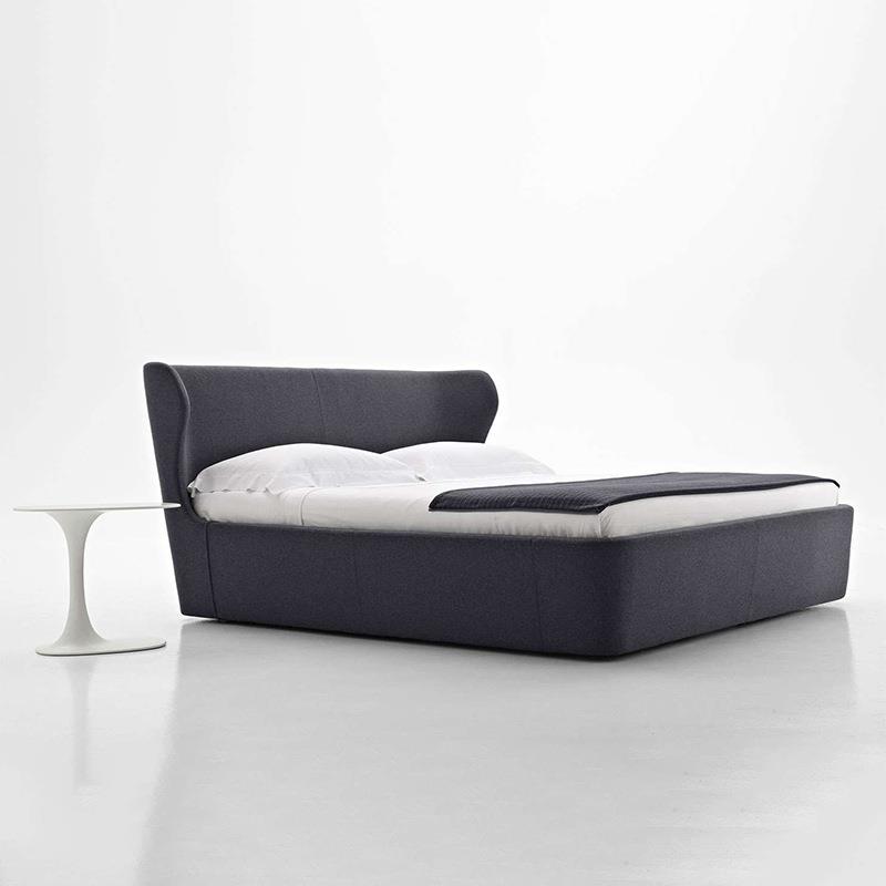 北欧轻奢Papilio蝴蝶床现代简约设计师主卧1.8米布艺榻榻米双人床