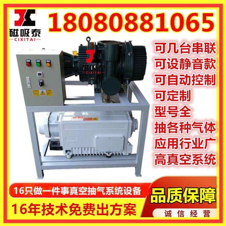 单级旋片式真空泵机组XD20真空机组500Y罗茨真空机组PNK VS高真空