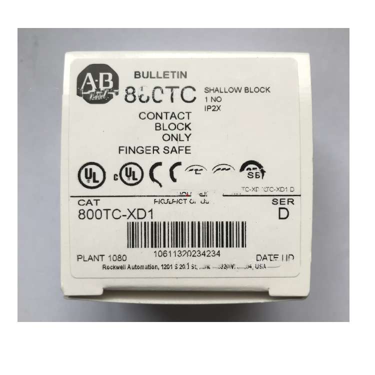 Allen-Bradley罗克韦尔按钮触点800TC-XD1