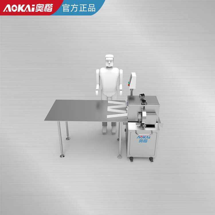 大型立式双通道剪肠机防水性好 纯电不锈钢全自动剪节机