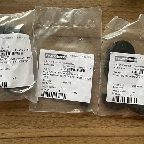 原装进口供应Norelem连接器 带螺纹法兰 23452-161