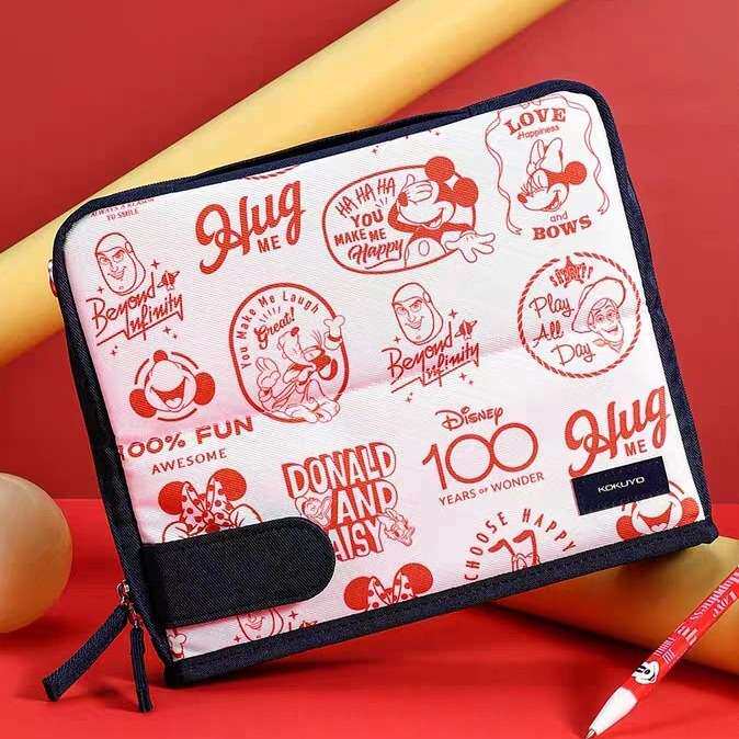 国誉KOKUYO 迪士妮HACO HACO大号笔袋 萌趣庆典 喜笑欢颜文具