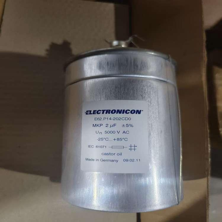 意凯基 E62.P14-202CD0 2UF5000V ELECTRONICON 高压直流支撑电容
