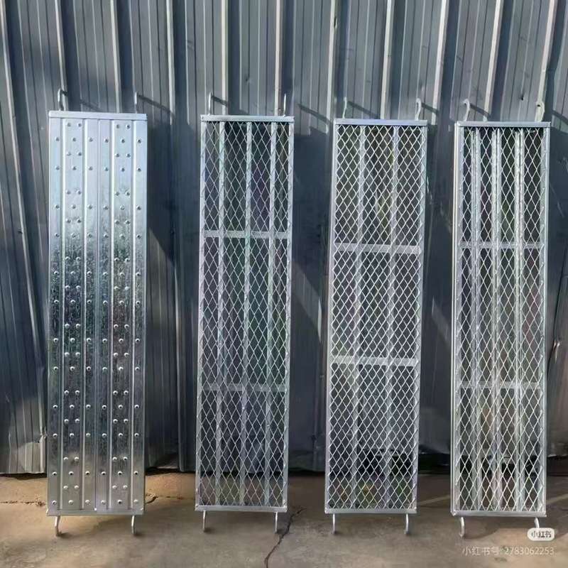 盘扣式挂钩钢架板热镀锌钢跳板脚手架踏板钢架脚踏板建筑工地用图片