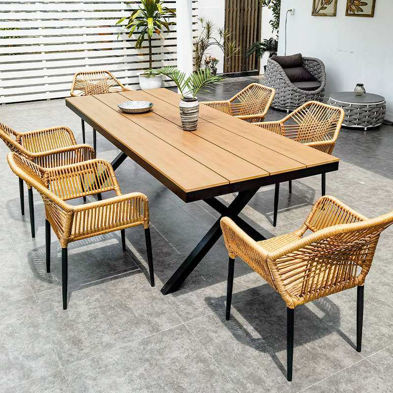 户外桌椅组合塑木桌庭院露天阳台露天编藤靠背藤椅子室外休闲桌椅,玩具/童车/益智/积木/模型,遥控车升级件/零配件,淘宝优惠券,粉丝福利购,淘宝优惠卷