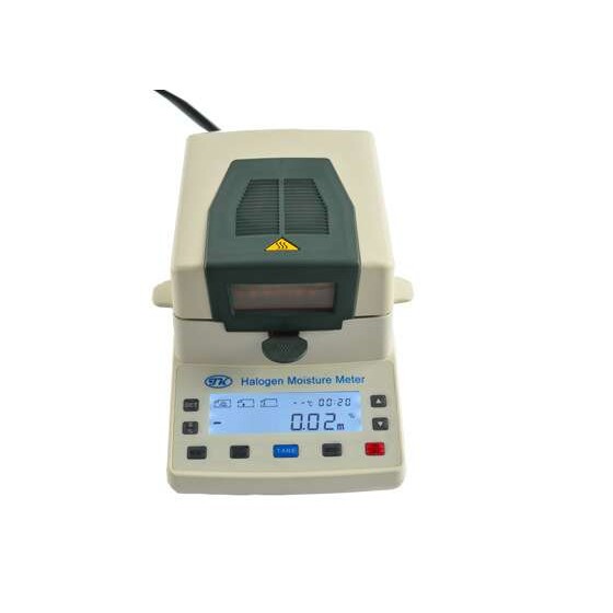 青岛拓科牌XY100W烘干法卤素水分测定仪  铝粉干瓢水份仪
