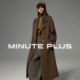 MinutePlus 大翻领MP58WC03 毛呢外套女羊毛大衣冬装 高定新款 长款