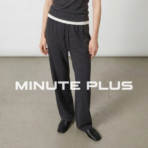 MinutePlus[lulu奶丝裤]超弹休闲直筒裤MP63SP09