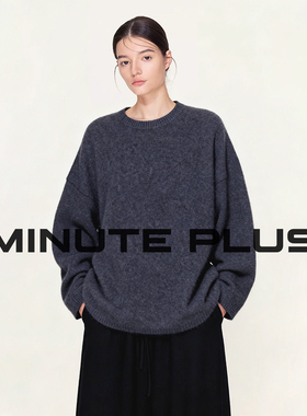 【冯十一大场版】MINUTEPLUS新款加厚打底羊毛衫女纯羊毛MP5BSW22