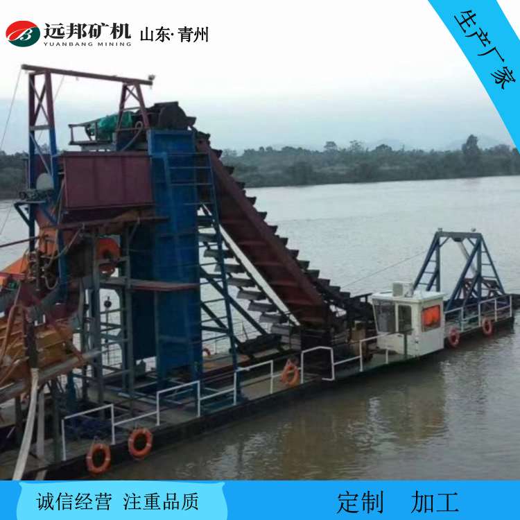 水力选金设备 水上采金船淘金船 采沙船挖沙船厂家 业和