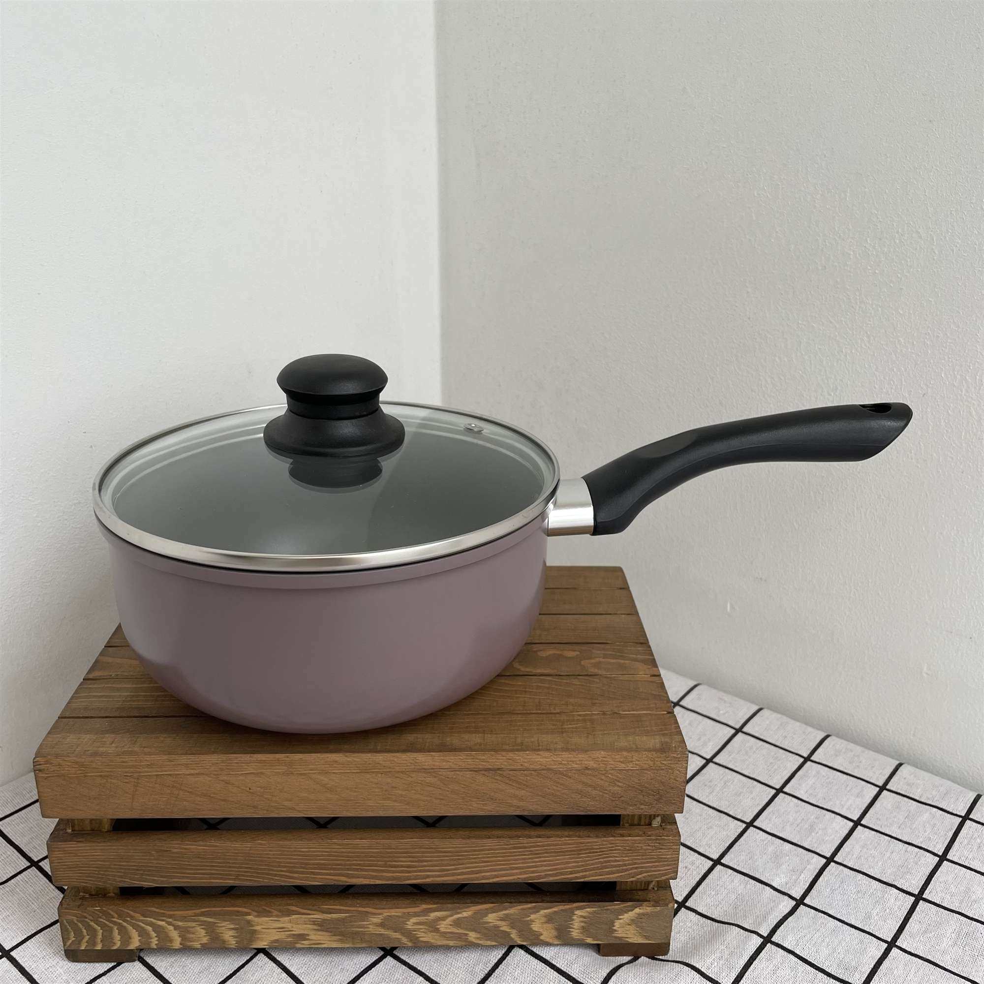 【轻便款！紫色奶锅】日式不粘锅煮面煮汤热奶宝宝辅食锅通用