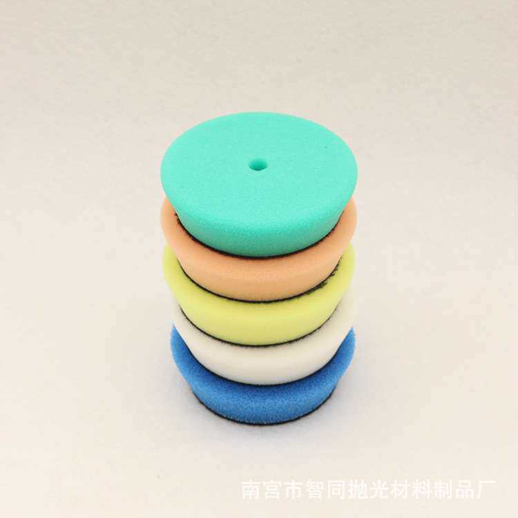 汽车抛光海绵盘1/2/3寸 32件套细节抛光羊毛盘打蜡海绵轮DA抛光机